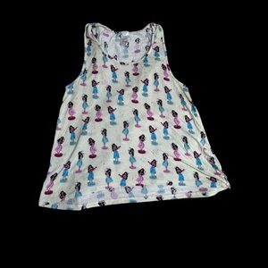 munki munki Women's matching hula girl  Pajama Top and matching bottoms
